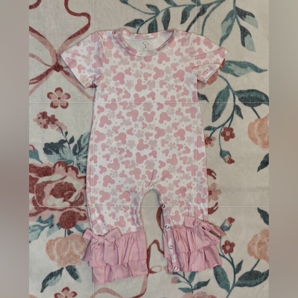 Girls Pink Jumpsuit - Picture 2 of 2